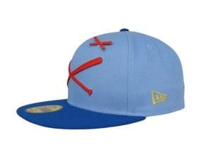 Crossed Bats Logo Blue Jays 59Fifty Fitted Hat by JustFitteds x New Era Left