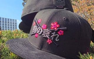 Crossed Bats Logo Sakura 2 59Fifty Fitted Hat by JustFitteds x New Era