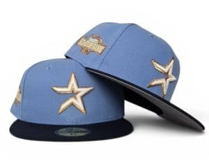 Houston Astros 2004 ASG Sky Blue Navy Blue 59Fifty Fitted Hat by MLB x New Era Houston Astros 2004 ASG Sky Blue Navy Blue 59Fifty Fitted Hat by MLB x New Era