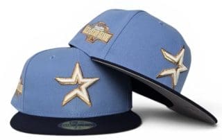 Houston Astros 2004 ASG Sky Blue Navy Blue 59Fifty Fitted Hat by MLB x New Era