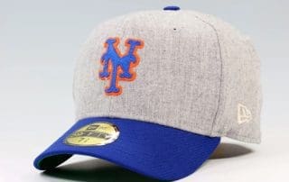 New York Mets Grey 70th Anniversary 59Fifty Fitted Hat by MLB x New Era