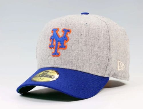 New York Mets Grey 70th Anniversary 59Fifty Fitted Hat by MLB x New Era