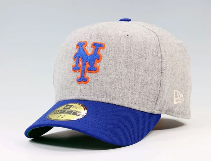 New York Mets Grey 70th Anniversary 59Fifty Fitted Hat by MLB x New Era