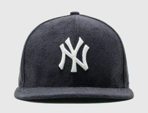 New York Yankees Terry Cloth Navy 59Fifty Fitted Hat by MLB x New Era