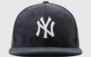 New York Yankees Terry Cloth Navy 59Fifty Fitted Hat by MLB x New Era