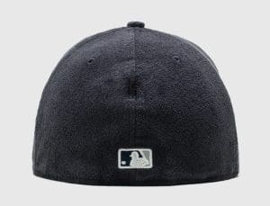 New York Yankees Terry Cloth Navy 59Fifty Fitted Hat by MLB x New Era Back
