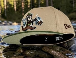 River Otter Angler Camel Olive 59Fifty Fitted Hat by Noble North x New Era