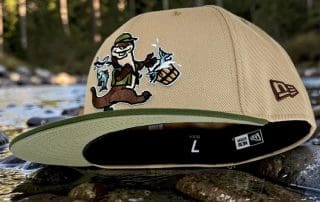 River Otter Angler Camel Olive 59Fifty Fitted Hat by Noble North x New Era