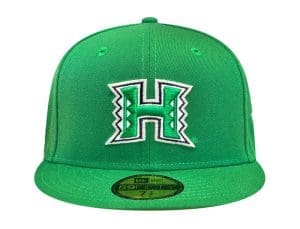 UH Kelly Green Orange 59Fifty Fitted Hat by Fitted Hawaii x New Era UH Kelly Green Orange 59Fifty Fitted Hat by Fitted Hawaii x New Era