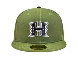 UH Rifle Green 59Fifty Fitted Hat by Fitted Hawaii x New Era UH Rifle Green 59Fifty Fitted Hat by Fitted Hawaii x New Era