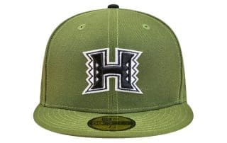 UH Rifle Green 59Fifty Fitted Hat by Fitted Hawaii x New Era