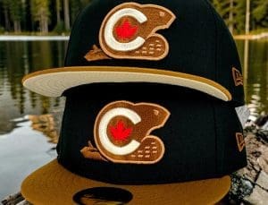 Canadian Beaver Black Brown 59Fifty Fitted Hat by Noble North x New Era Canadian Beaver Black Brown 59Fifty Fitted Hat by Noble North x New Era