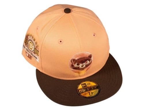 Chicago Cubs 1990 All-Star Game Peach Walnut 59Fifty Fitted Hat by MLB x New Era