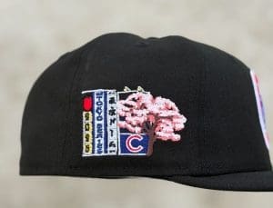 Chicago Cubs 2025 Tokyo Series Cherry Blossom 59Fifty Fitted Hat by MLB x New Era Patch