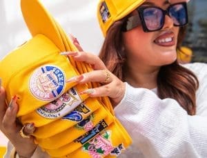 Hat Club Pink Lemonade 2026 59Fifty Fitted Hat Collection by MLB x New Era Side