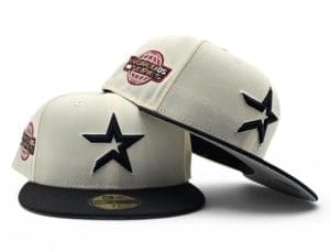 Houston Astros 2005 World Series Off White Black 59Fifty Fitted Hat by MLB x New Era