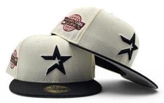 Houston Astros 2005 World Series Off White Black 59Fifty Fitted Hat by MLB x New Era