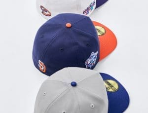 Just Caps MLB Gothic Script 59Fifty Fitted Hat Collection by MLB x New Era Back