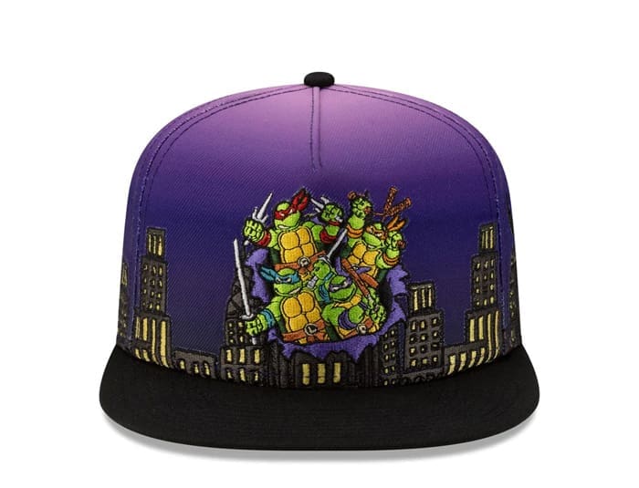 Night Cityscape 59Fifty Fitted Hat by Teenage Mutant Ninja Turtles x New Era