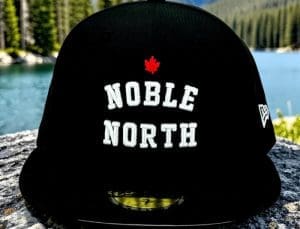 Noble North Heritage Black 59Fifty Fitted Hat by Noble North x New Era Front Noble North Heritage Black 59Fifty Fitted Hat by Noble North x New Era Front