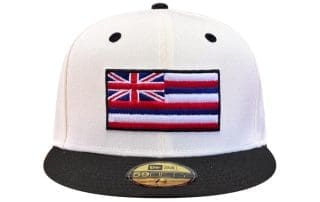 Slapswind Grown Chrome Black 59Fifty Fitted Hat by Fitted Hawaii x New Era