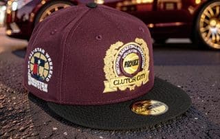 Houston Rockets International Players Maroon Black 59Fifty Fitted Hat by NBA x New Era