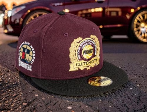 Houston Rockets International Players Maroon Black 59Fifty Fitted Hat by NBA x New Era