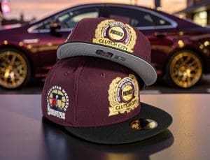 Houston Rockets International Players Maroon Black 59Fifty Fitted Hat by NBA x New Era Front Houston Rockets International Players Maroon Black 59Fifty Fitted Hat by NBA x New Era Front