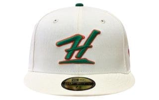 Kalai Chrome Green 59Fifty Fitted Hat by Fitted Hawaii x New Era