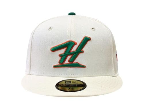 Kalai Chrome Green 59Fifty Fitted Hat by Fitted Hawaii x New Era