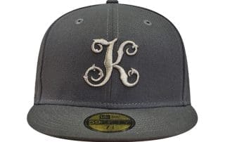 Kou Anthracite Metallic Pewter 59Fifty Fitted Hat by Fitted Hawaii x New Era