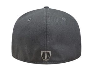 Kou Anthracite Metallic Pewter 59Fifty Fitted Hat by Fitted Hawaii x New Era Back Kou Anthracite Metallic Pewter 59Fifty Fitted Hat by Fitted Hawaii x New Era Back