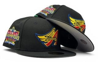 Los Angeles Angels 2002 World Champions Black 59Fifty Fitted Hat by MLB x New Era