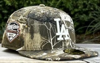 Los Angeles Dodgers 2025 World Series Champs Realtree Metallic 59Fifty Fitted Hat by MLB x New Era