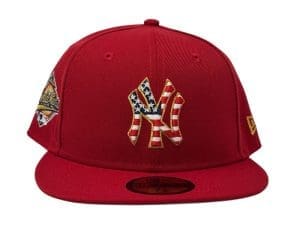 New York Yankees July 4th Star N Stripes 2026 59Fifty Fitted Hat by MLB x New Era Front