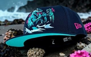Sea Creature Oceanside Blue 59Fifty Fitted Hat by Noble North x New Era