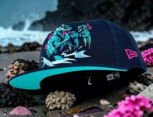 Sea Creature Oceanside Blue 59Fifty Fitted Hat by Noble North x New Era
