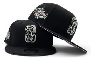 Seattle Mariners Cow Print Logo 2001 ASG 59Fifty Fitted Hat by MLB x New Era