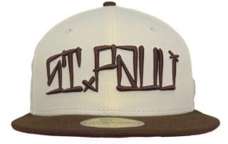 St. Pauli Chrome Walnut 59Fifty Fitted Hat by JustFitteds x New Era