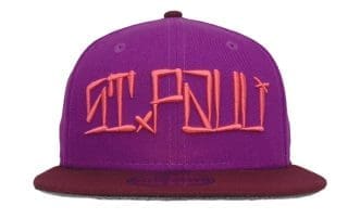St. Pauli Grape Maroon 59Fifty Fitted Hat by JustFitteds x New Era