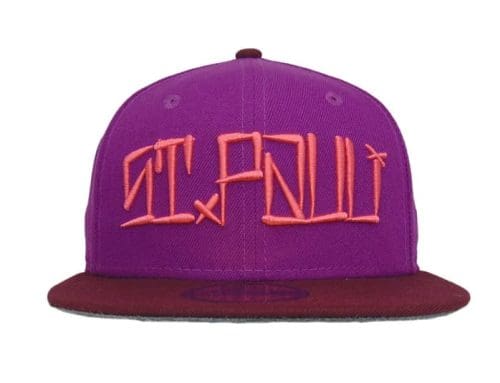 St. Pauli Grape Maroon 59Fifty Fitted Hat by JustFitteds x New Era