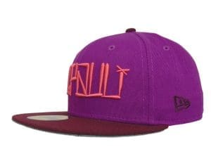 St. Pauli Grape Maroon 59Fifty Fitted Hat by JustFitteds x New Era Left St. Pauli Grape Maroon 59Fifty Fitted Hat by JustFitteds x New Era Left